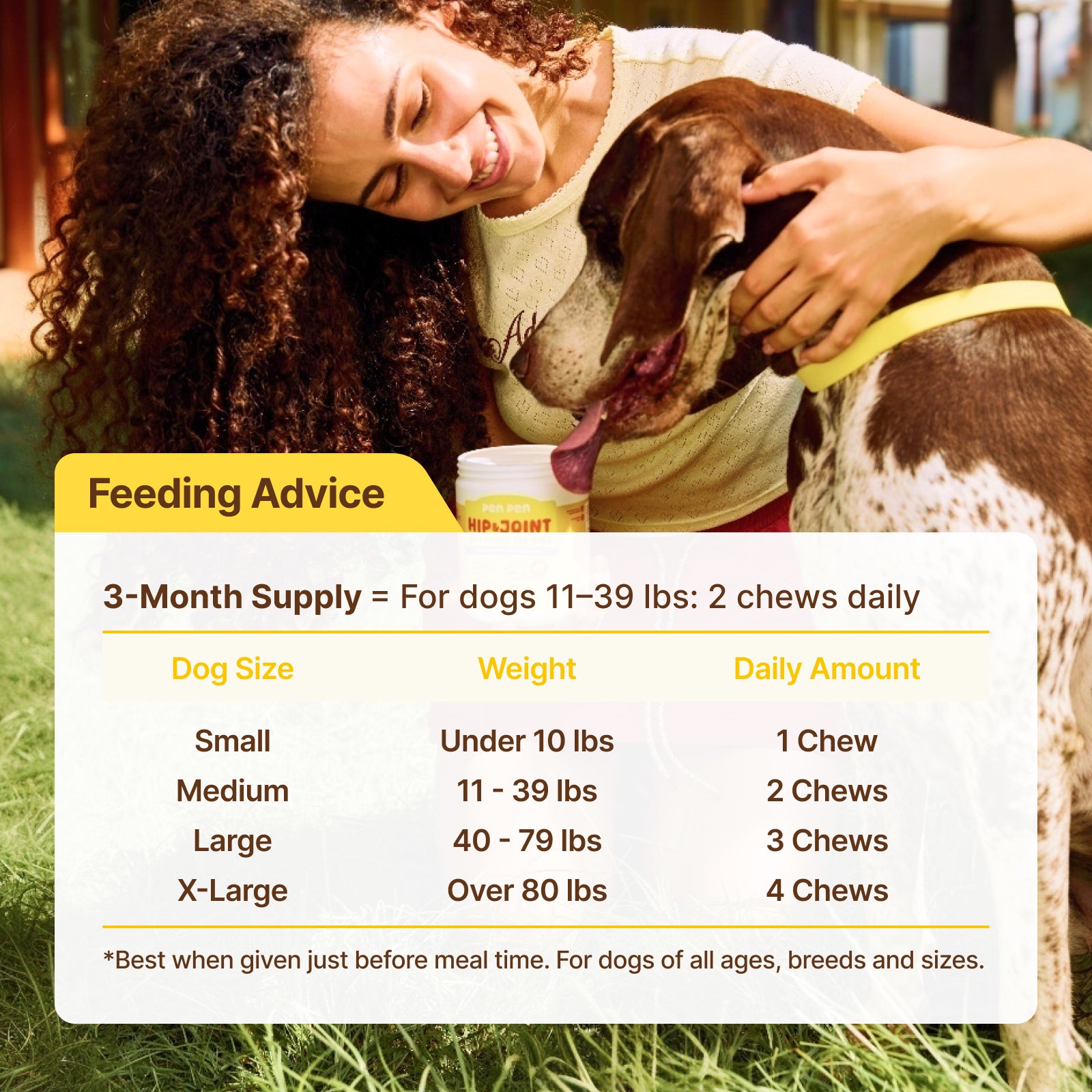 Advanced Hip + Joint Support for Dogs – Chicken Flavor